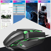 ZGB K3 USB RGB Streamer Wired Gaming Mouse(Black)