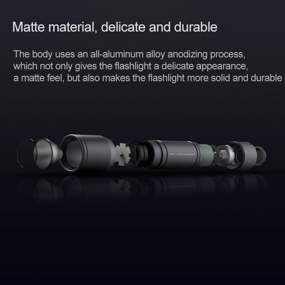 Original Xiaomi Youpin BEEBEST Portable Flashlight���Support Three-gear Mode(Black)