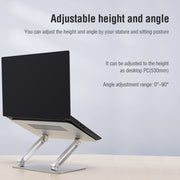 NILLKIN ProDesk Adjustable Aluminum Alloy Laptop Notebook Stand Holder (Silver)