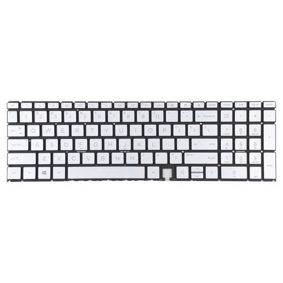For HP Envy X360 15-ED 15-ED0008CA 15-ED0023DX US Version Keyboard with RGB Backlight (Silver)