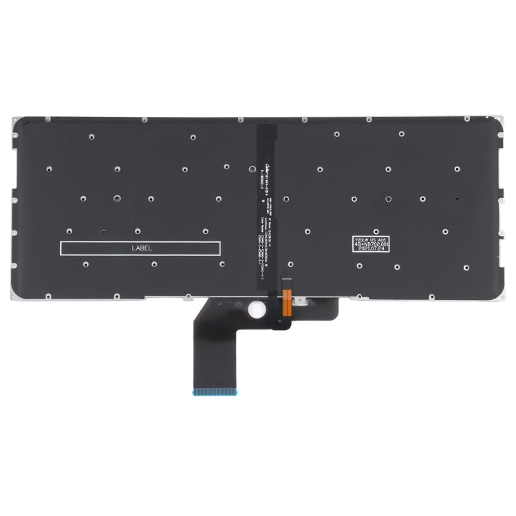 For Xiaomi Mi Air 13.3 US Version Keyboard with Backlight (Silver)
