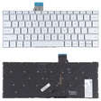 For Xiaomi Mi Notebook Air 12.5 US Version Keyboard with Backlight (Silver) - Replacement Keyboards by PMC TechLife | Online Shopping South Africa | PMC TechLife | Buy Now Pay Later Mobicred