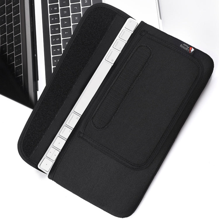Portable Dust-proof Cover Storage Bag for Apple Magic Mouse 2 and Magic Keyboard 2(Black)