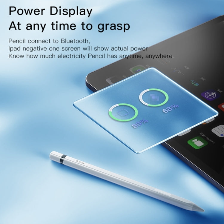 Yesido ST14 USB-C / Type-C Interface Multi-function Bluetooth Wireless Stylus Pen Capacitive Pencil for iPad (White)