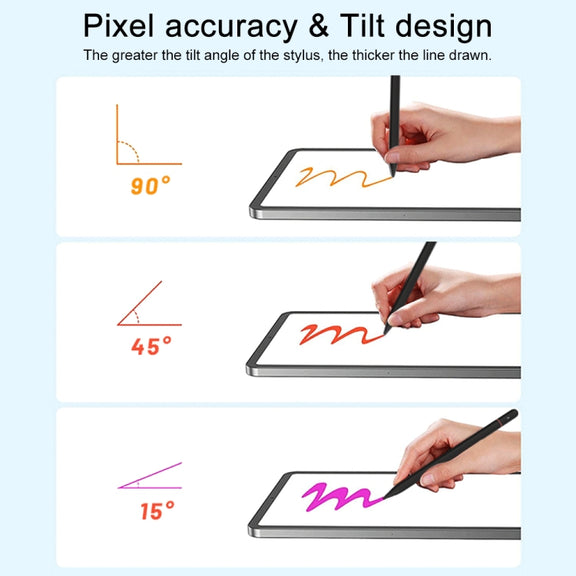 P8 Active Capacitive Stylus Pen with Palm Rejection for iPad After 2018 Version (White)