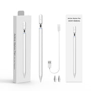 P8 Active Capacitive Stylus Pen with Palm Rejection for iPad After 2018 Version (White)