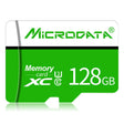 MICRODATA 128GB U3 Green and White TF(Micro SD) Memory Card - free shipping - PMC TechLife - Order now!