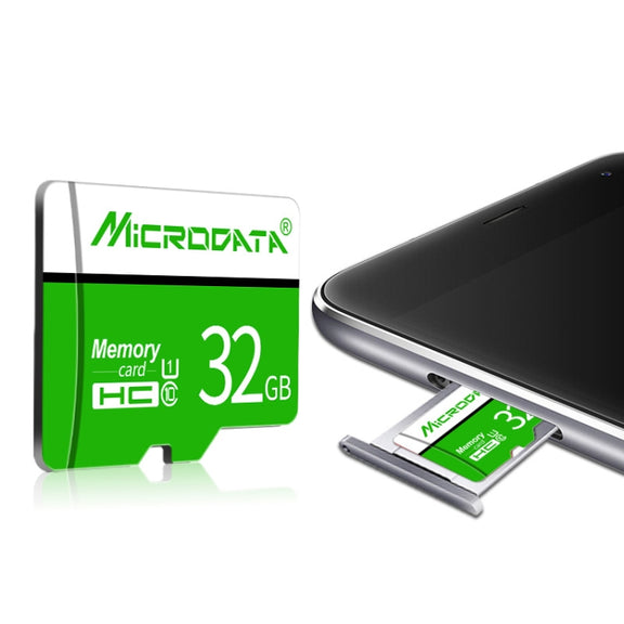 MICRODATA 128GB U3 Green and White TF(Micro SD) Memory Card