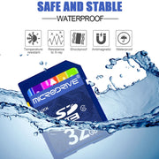Microdrive 32GB High Speed Class 10 SD Memory Card for All Digital Devices with SD Card Slot