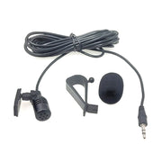 ZJ015MR Stereo 3.5mm Straight Plug Car Navigation DVD External Paste Microphone, Length: 3m