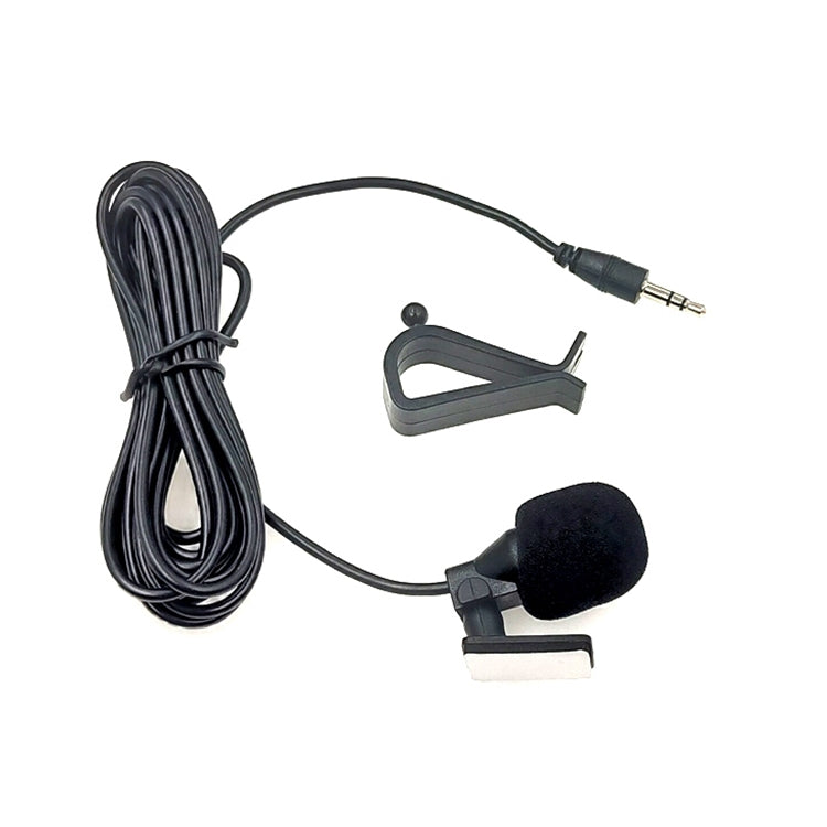 ZJ015MR Stereo 3.5mm Straight Plug Car Navigation DVD External Paste Microphone, Length: 3m