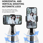 Q08 Gimbal Stabilizer Bluetooth Remote Control Tripod Selfie Stick (Black)