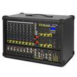 XTUGA PM1202 900W 10 Channel Stage Power Mixer 24Bit Multil-FX Processor Dual 99 DSP Effect DJ Amplifier (UK Plug) - Live Sound Effects Processors by XTUGA | Online Shopping South Africa | PMC TechLife