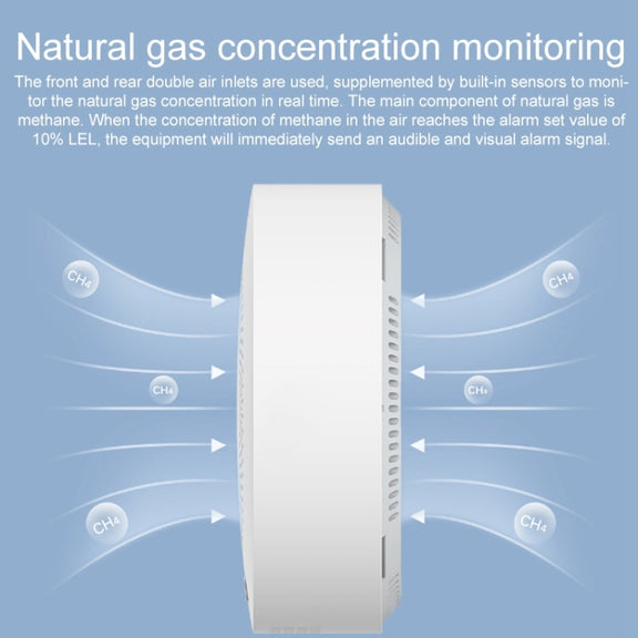 Original Xiaomi Smart Home Gas Alarm Sensor Detector, US Plug(White)