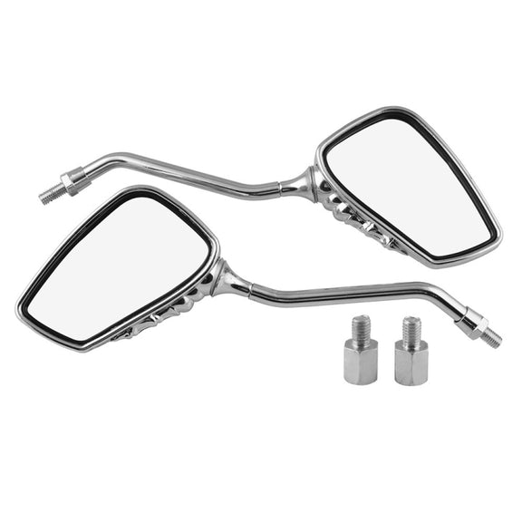 MB-MR011 Motorcycle Modified Universal ABS Skeleton Hand Rear View Mirror Set