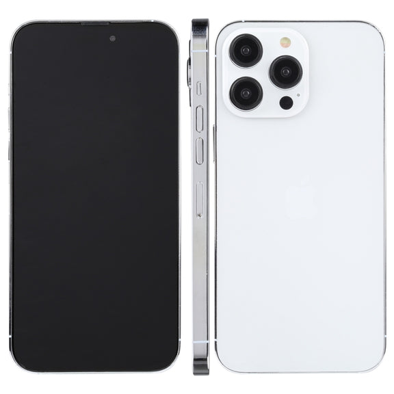 For iPhone 14 Pro Max Black Screen Non-Working Fake Dummy Display Model(Silver)
