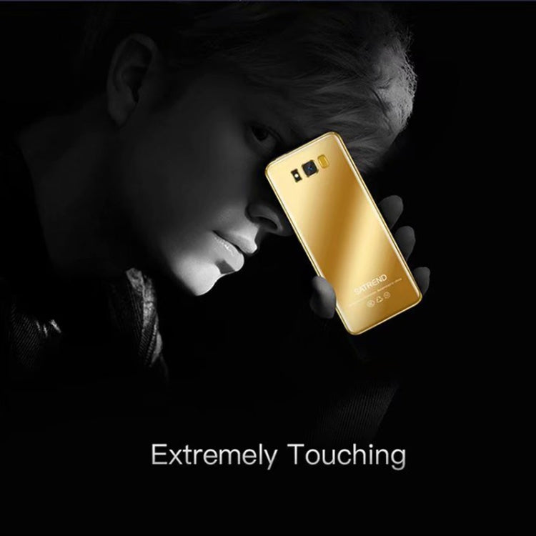 SATREND S10 Card Mobile Phone, 2.4 inch Touch Screen, MTK6261D, Support Bluetooth, FM, GSM, Dual SIM(Black)