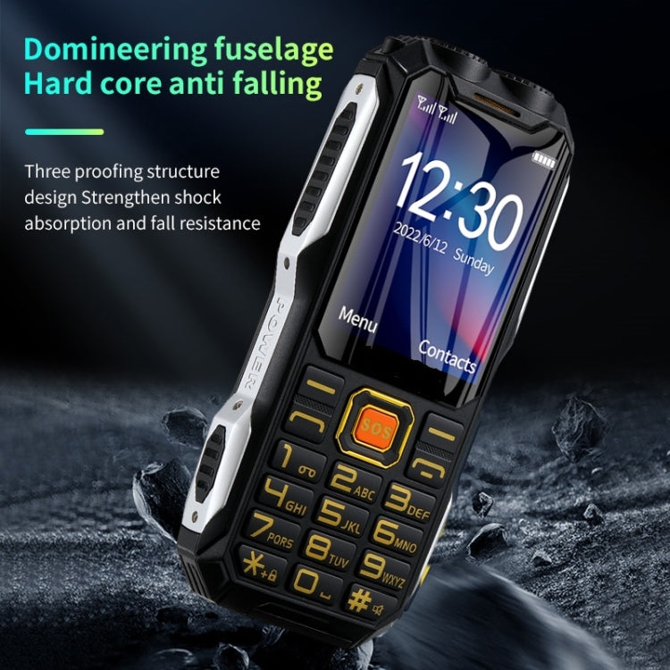 Mafam 4G Triple Proofing Elder Phone, Water-resistant Shockproof Dustproof, 16800mAh Battery, 2.4 inch, 21 Keys, Bluetooth, LED Flashlight, FM, SOS, Dual SIM, Network: 2G (Green)