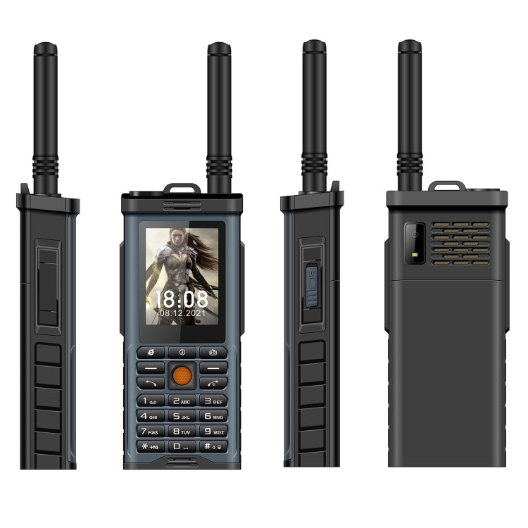 S-G8800 Triple Proofing Elder Phone, Water-resistant Shockproof Dustproof, 2400mAh Battery, 2.2 inch, 21 Keys, LED Flashlight, FM, Quad SIM, with Antenna(Light Blue)