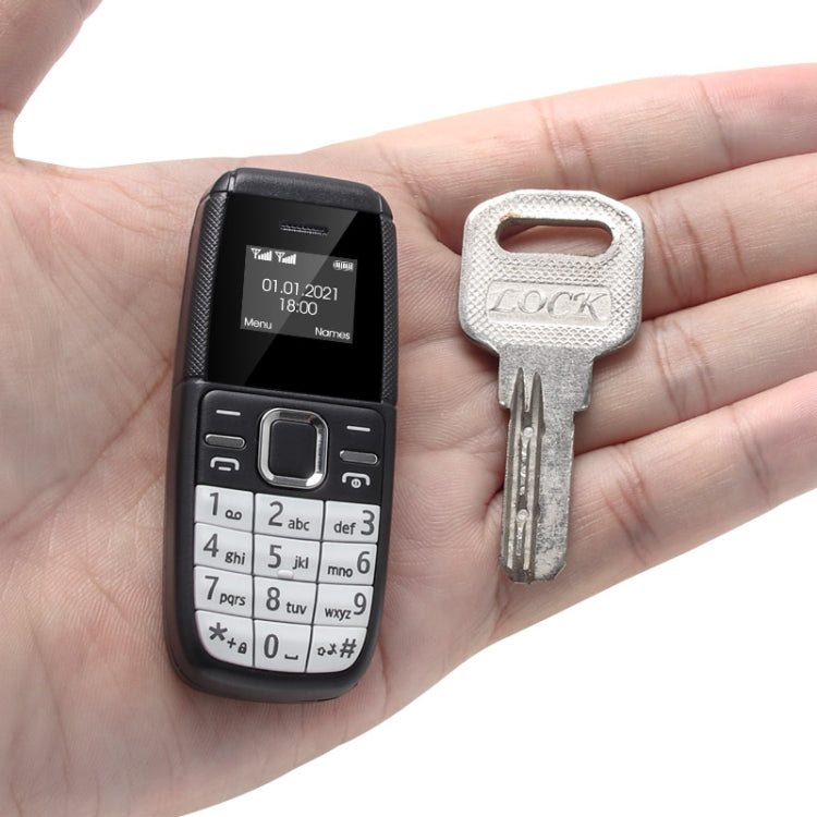 Mini BM200 Mobile Phone, 0.66 inch, MT6261D, 21 Keys, Bluetooth, MP3 Music, Dual SIM, Network: 2G (Red)