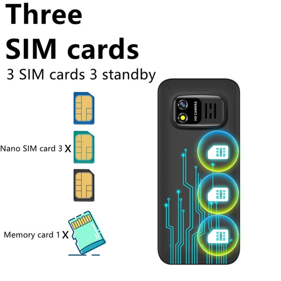 SERVO BM5310 Mini Mobile Phone, Russian Key, 1.33 inch, MTK6261D, 21 Keys, Support Bluetooth, FM, Magic Sound, Auto Call Record, GSM, Triple SIM (White)