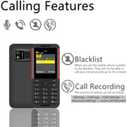SERVO BM5310 Mini Mobile Phone, Russian Key, 1.33 inch, MTK6261D, 21 Keys, Support Bluetooth, FM, Magic Sound, Auto Call Record, GSM, Triple SIM (White)