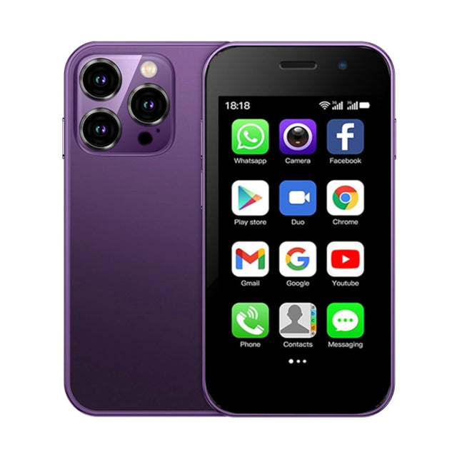 SOYES XS15 Pro, 2GB+16GB, 3.0 inch Android 9.0 MTK6737 Quad Core, Bluetooth, WiFi, Network: 3G, Dual SIM (Purple)