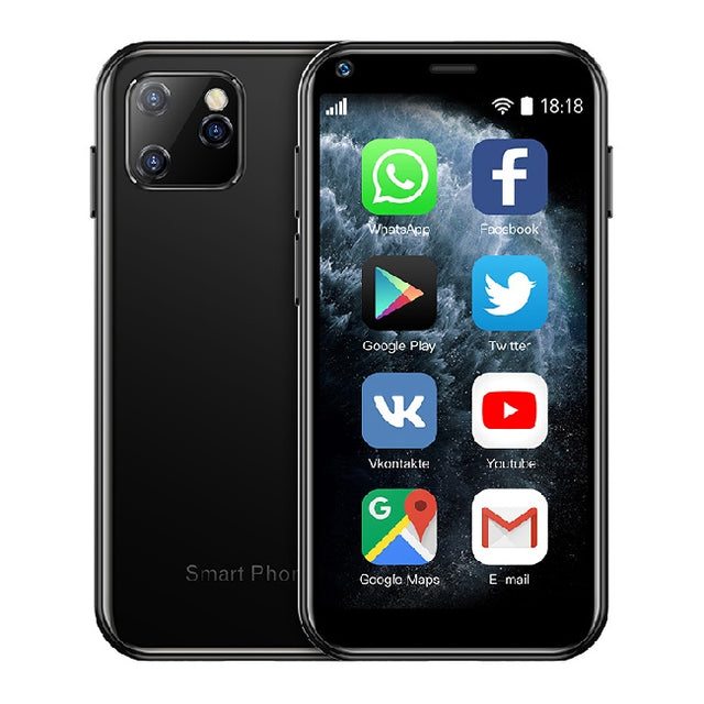 SOYES XS11, 1GB+8GB, 2.5 inch MTK6580 Quad Core up to 1.3GHz, Bluetooth, WiFi, FM, Network: 3G, Dual SIM(Black)