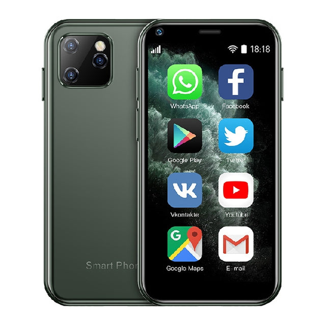 SOYES XS11, 1GB+8GB, 2.5 inch MTK6580 Quad Core up to 1.3GHz, Bluetooth, WiFi, FM, Network: 3G, Dual SIM(Green)