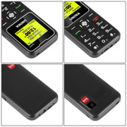 UNIWA V171 Mobile Phone, 1.77 inch, 1000mAh Battery, 21 Keys, Support Bluetooth, FM, MP3, MP4, GSM, Dual SIM, with Docking Base(Black)