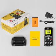 UNIWA V171 Mobile Phone, 1.77 inch, 1000mAh Battery, 21 Keys, Support Bluetooth, FM, MP3, MP4, GSM, Dual SIM, with Docking Base(Black)