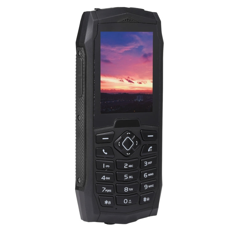 Rugtel R1C Rugged Phone, IP68 Water-resistant Dustproof Shockproof, 2.4 inch, MTK6261D, 2000mAh Battery, SOS, FM, Dual SIM(Black)