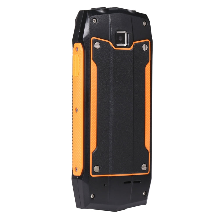 Rugtel R1C Rugged Phone, IP68 Water-resistant Dustproof Shockproof, 2.4 inch, MTK6261D, 2000mAh Battery, SOS, FM, Dual SIM(Orange)