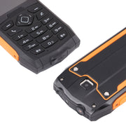 Rugtel R1C Rugged Phone, IP68 Water-resistant Dustproof Shockproof, 2.4 inch, MTK6261D, 2000mAh Battery, SOS, FM, Dual SIM(Orange)