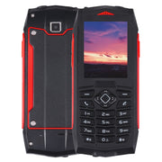 Rugtel R1C Rugged Phone, IP68 Water-resistant Dustproof Shockproof, 2.4 inch, MTK6261D, 2000mAh Battery, SOS, FM, Dual SIM(Red)