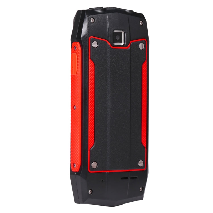 Rugtel R1C Rugged Phone, IP68 Water-resistant Dustproof Shockproof, 2.4 inch, MTK6261D, 2000mAh Battery, SOS, FM, Dual SIM(Red)