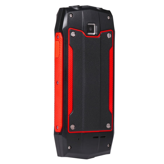 Rugtel R1C Rugged Phone, IP68 Water-resistant Dustproof Shockproof, 2.4 inch, MTK6261D, 2000mAh Battery, SOS, FM, Dual SIM(Red)