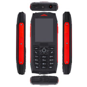 Rugtel R1C Rugged Phone, IP68 Water-resistant Dustproof Shockproof, 2.4 inch, MTK6261D, 2000mAh Battery, SOS, FM, Dual SIM(Red)