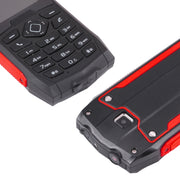 Rugtel R1C Rugged Phone, IP68 Water-resistant Dustproof Shockproof, 2.4 inch, MTK6261D, 2000mAh Battery, SOS, FM, Dual SIM(Red)