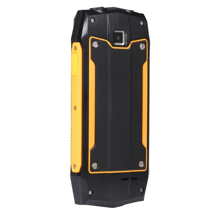 Rugtel R1C Rugged Phone, IP68 Water-resistant Dustproof Shockproof, 2.4 inch, MTK6261D, 2000mAh Battery, SOS, FM, Dual SIM(Yellow)