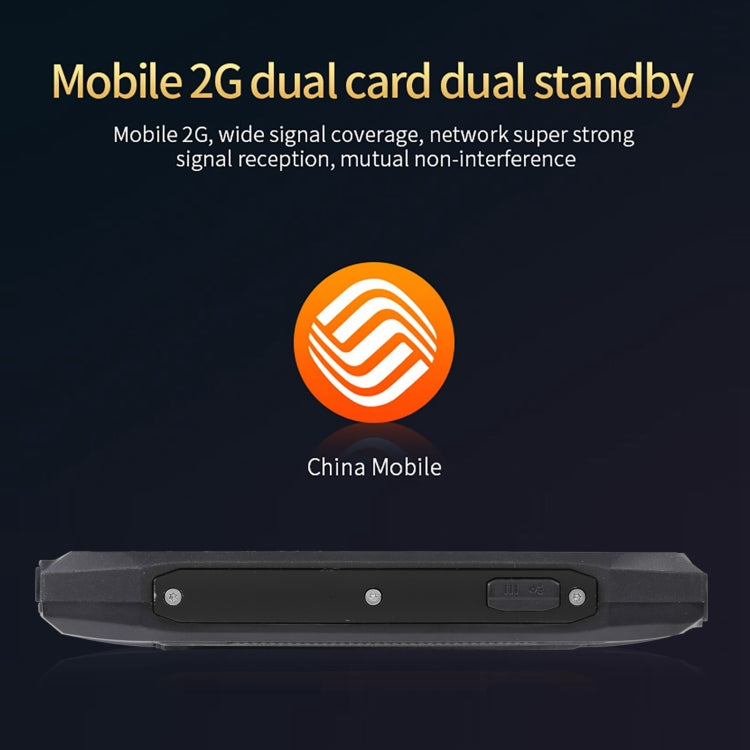 Rugtel R1D Rugged Phone, IP68 Water-resistant Dustproof Shockproof, 2.4 inch, MTK6261D, 2000mAh Battery, Loud Box Speaker, FM, Network: 2G, Dual SIM (Black)