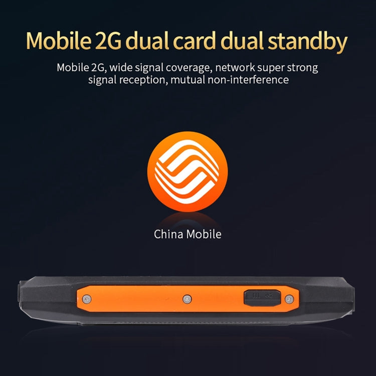 Rugtel R1D Rugged Phone, IP68 Water-resistant Dustproof Shockproof, 2.4 inch, MTK6261D, 2000mAh Battery, Loud Box Speaker, FM, Network: 2G, Dual SIM(Orange)