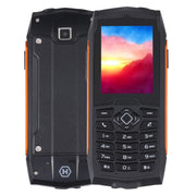 Rugtel R1D Rugged Phone, IP68 Water-resistant Dustproof Shockproof, 2.4 inch, MTK6261D, 2000mAh Battery, Loud Box Speaker, FM, Network: 2G, Dual SIM(Orange)