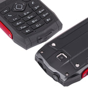 Rugtel R1D Rugged Phone, IP68 Water-resistant Dustproof Shockproof, 2.4 inch, MTK6261D, 2000mAh Battery, Loud Box Speaker, FM, Network: 2G, Dual SIM (Red)