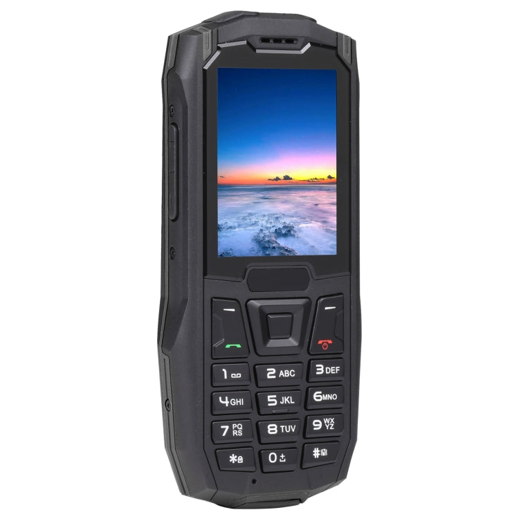 Rugtel R2C Rugged Phone, IP68 Water-resistant Dustproof Shockproof, 2.4 inch, MTK6261D, 2500mAh Battery, SOS, FM, Dual SIM(Black)