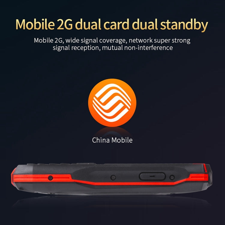 Rugtel R2C Rugged Phone, IP68 Water-resistant Dustproof Shockproof, 2.4 inch, MTK6261D, 2500mAh Battery, SOS, FM, Dual SIM(Red)