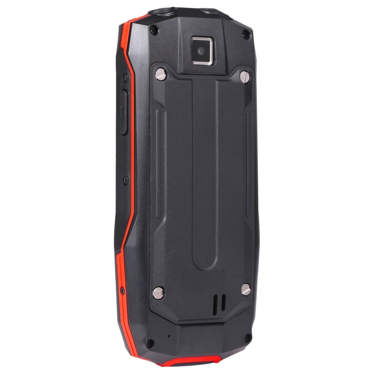 Rugtel R2C Rugged Phone, IP68 Water-resistant Dustproof Shockproof, 2.4 inch, MTK6261D, 2500mAh Battery, SOS, FM, Dual SIM(Red)