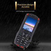 Rugtel R2C Rugged Phone, IP68 Water-resistant Dustproof Shockproof, 2.4 inch, MTK6261D, 2500mAh Battery, SOS, FM, Dual SIM(Red)