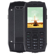 Rugtel R3C Rugged Phone, IP68 Water-resistant Dustproof Shockproof, 2.8 inch, MTK6261D, 2000mAh Battery, SOS, FM, Dual SIM(Black)