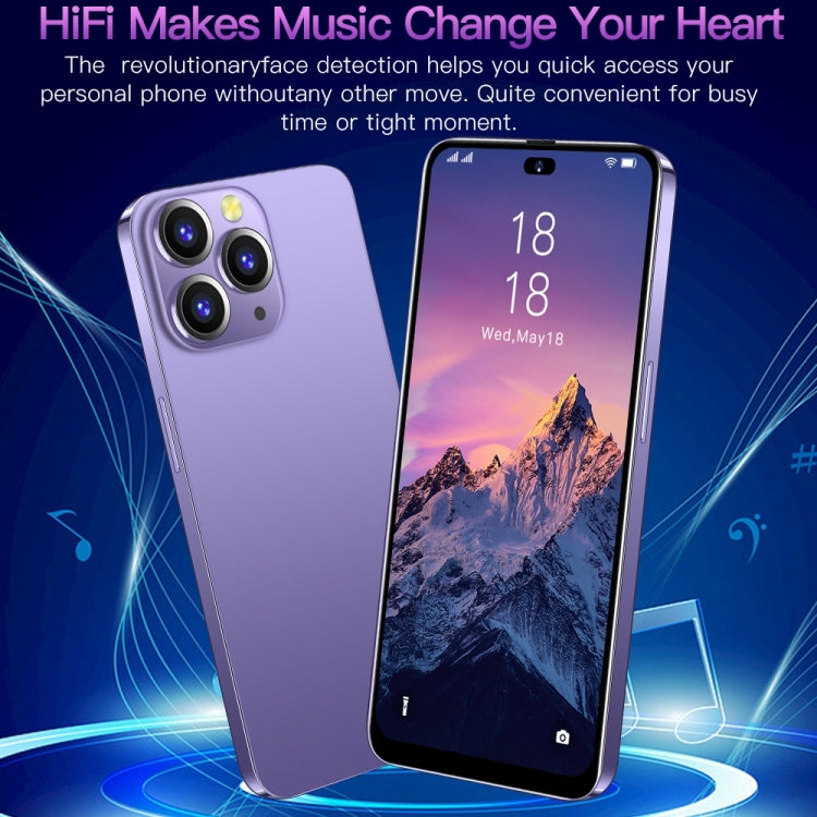 i14 Pro Max / H208A, 3GB+32GB, 6.5 inch Dynamic Island Screen, Face Identification, Android 8.1 MTK6753 Octa Core, Network: 4G (Gold)